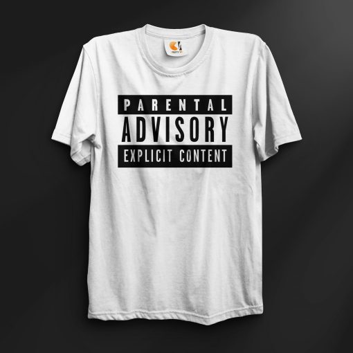 parental advisory explicit content t shirt